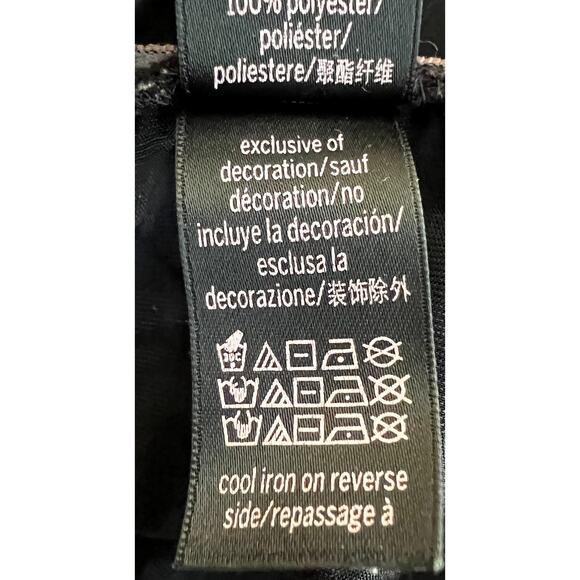 Victoria's Secret Luxury Artisan Robes Women Sz XS / Small Black Velvet Sheer - Picture 9 of 13